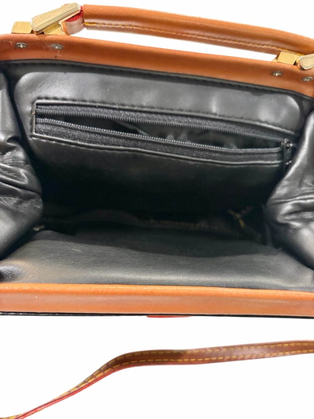 Leather Mini Doctor Bag Crossbody - Picture 14 of 14